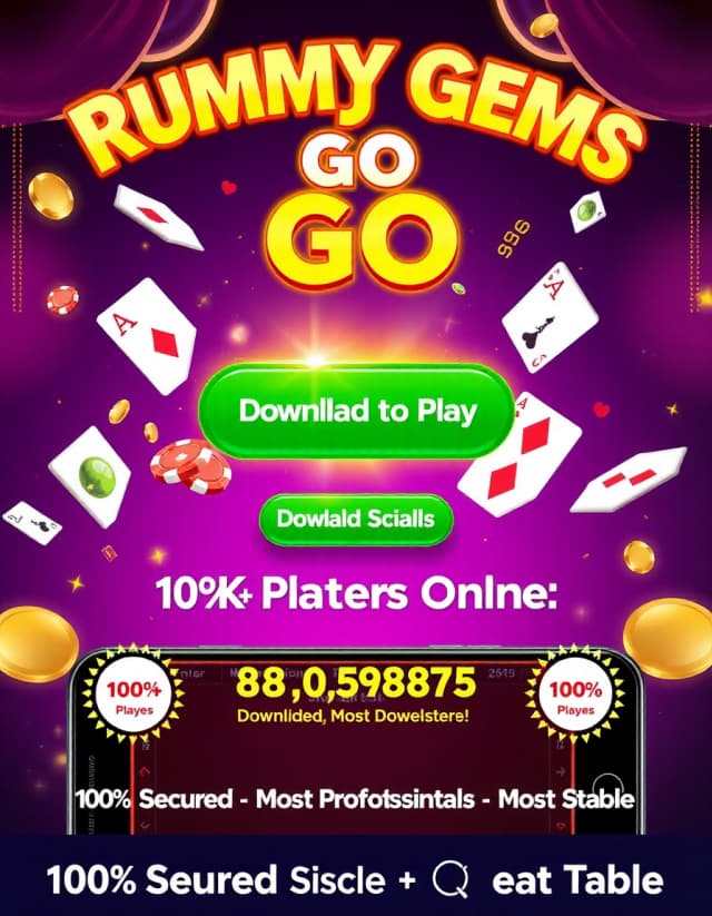 Rummy Gems Banner